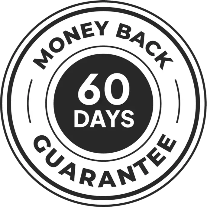 60 days money back guarantee
